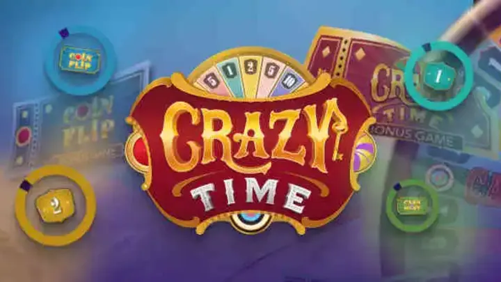 Crazy Time wheel layout used for segment hit statistics